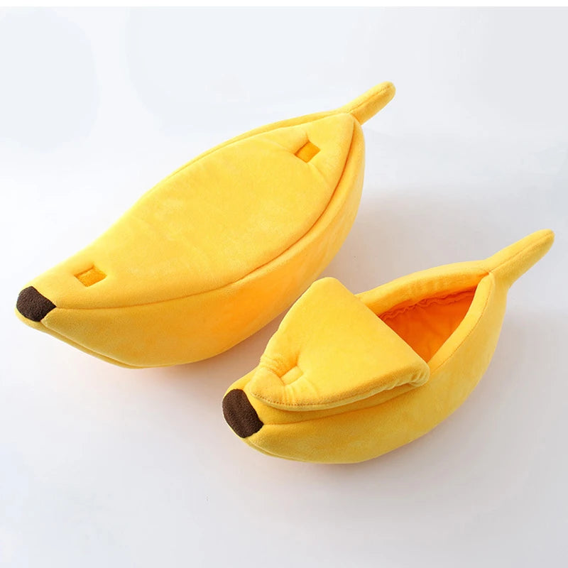Banane lit pour chat